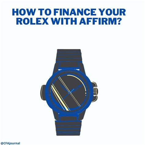 can rolex watches be financed|finance rolex with affirm.